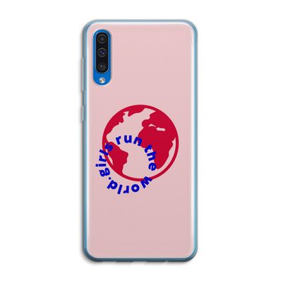 Run The World: Samsung Galaxy A50 Transparant Hoesje
