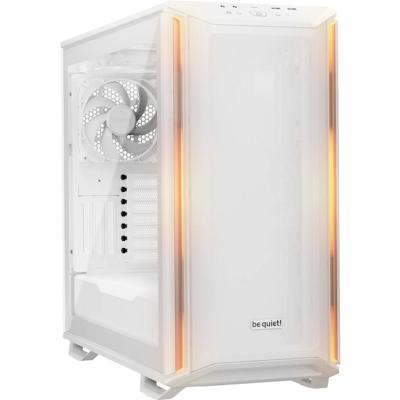 BeQuiet DARK BASE 701 White Midi-tower PC-behuizing Wit 3 voorgeïnstalleerde ventilators, Zijvenster