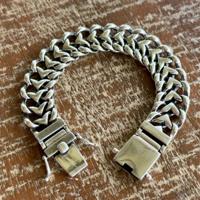 Brede Zilveren Unisex Armband met Namen S925 (Maat: 22cm)