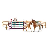 Schleich Horse Club - Lisa's toernooitraining speelfiguur 42433 - thumbnail