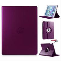 HEM iPad Hoes geschikt voor iPad 2 / 3 / 4 - Paars - 9,7 inch - Draaibare hoes - iPad 2/3/4 hoes - Met Stylus Pen - thumbnail