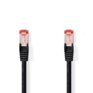Nedis CCGL85221BK200 Cat6-kabel Rj45 Male Rj45 Male S/ftp 20.0 M Rond Lszh Zwart Label