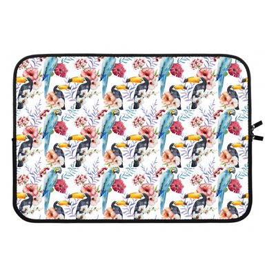 Bloemen tukan: Laptop sleeve 13 inch