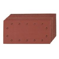 Silverline Geperforeerde Klittenband Schuurvellen - 115 x 230 mm - 4 x Korrel 60, 2 x Korrel 80, 2 x Korrel 120 en 2 x Korrel 240 - thumbnail