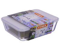 Pyrex cook & freeze ovenschalen rechthoek set van 2 22 x 17 en 24 x19 cm Pyrex cook & freeze ovenschalen rechthoek set van 2 22 x 17 en 24 x19 cm