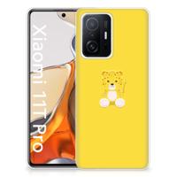 Xiaomi 11T | 11T Pro Telefoonhoesje met Naam Baby Leopard