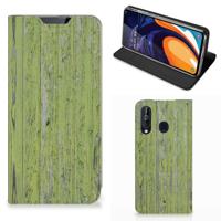 Samsung Galaxy A60 Book | Wallet Case | Green Wood