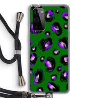 Green Cheetah: OnePlus 9 Pro Transparant Hoesje met koord