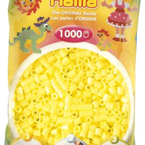 Hama Strijkkralen Geel Pastel (043), 1000st.