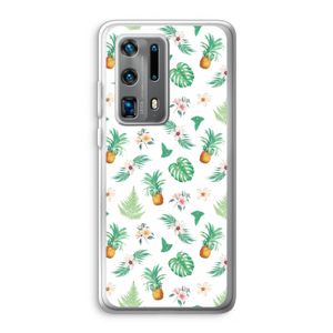 Ananas bladeren: Huawei P40 Pro Plus Transparant Hoesje