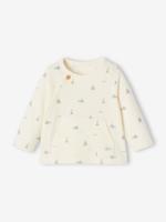 Babysweater met zak ecru Babysweater met zak ecru