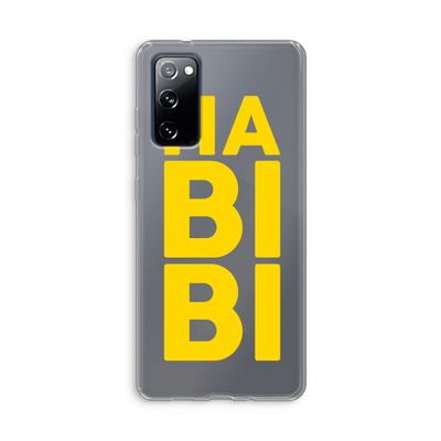 Habibi Blue: Samsung Galaxy S20 FE / S20 FE 5G Transparant Hoesje