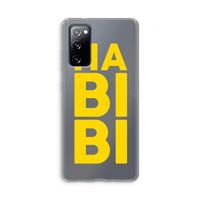 Habibi Blue: Samsung Galaxy S20 FE / S20 FE 5G Transparant Hoesje