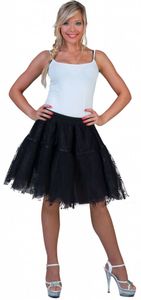 Petticoat Zwart Deluxe