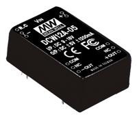 Mean Well DCW12B-05 DC/DC-converter 12 W Aantal uitgangen: 2 x Inhoud 1 stuk(s) - thumbnail