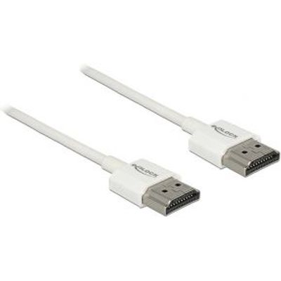 Delock 85137 2m HDMI HDMI Wit HDMI kabel