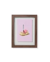 HEMA Fotolijst 10x15cm hout zwevend (donkerbruin)