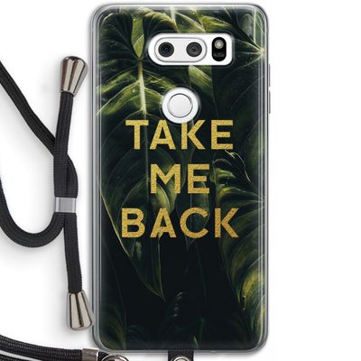 Take me back: LG V30 Transparant Hoesje met koord