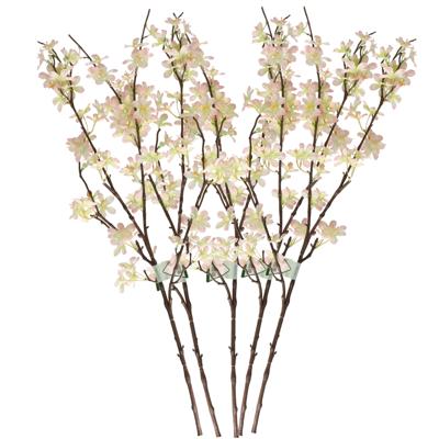 Bellatio flowers & plants Appelbloesem - 8x - 57 st - roze - 84 cm