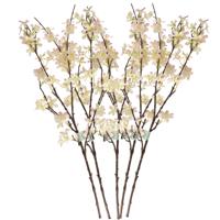 Bellatio flowers & plants Appelbloesem - 8x - 57 st - roze - 84 cm