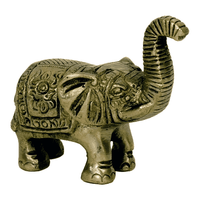 Minibeeldje Olifant Messing - 7 cm (Model 2)