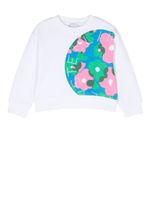 Stella McCartney Kids chemise fleurie à manches longues - Blanc - thumbnail