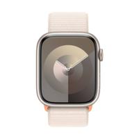 Apple Watch Series 9 45 mm Digitaal 396 x 484 Pixels Touchscreen Beige Wifi GPS - thumbnail