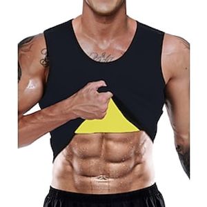 Zweetvest Zweetvormer Saunavest Sport neopreeni Sportschooltraining TrainingFitness Geen Rits Gewichtsverlies Buikvetverbrander Voor Heren Lightinthebox