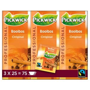 Pickwick Fairtrade thee Rooibos 1 kops (75x1.5gr)