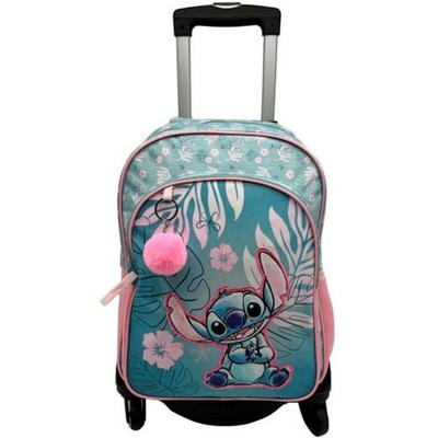 Schoolrugzak met Wielen Stitch Roze 40 x 30 x 20 cm