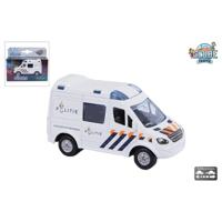 Kids Globe die-cast politieauto nl, 8cm