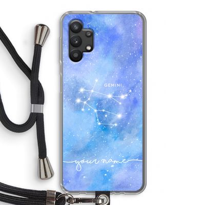 Sterrenbeeld - Licht: Samsung Galaxy A32 5G Transparant Hoesje met koord