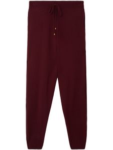 Stella McCartney pantalon en maille fine - Rouge