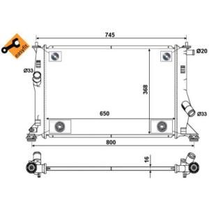 Nrf Radiateur 53465