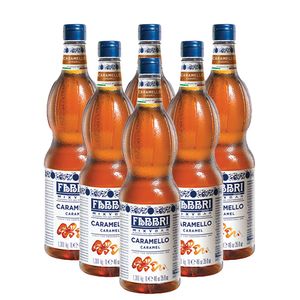 Fabbri - Mixybar Karamel Siroop - 6x 1ltr