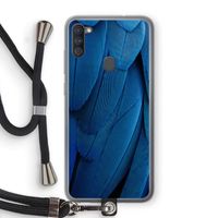 Pauw: Samsung Galaxy A11 Transparant Hoesje met koord