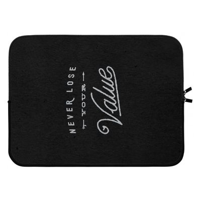 Never lose your value: Laptop sleeve 15 inch