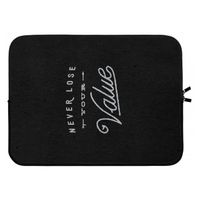 Never lose your value: Laptop sleeve 15 inch