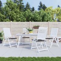 VidaXL Tuinstoelkussens 4 st 40x40x4 cm oxford stof antracietkleurig