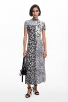 Bloemen midi-jurk - WHITE - XS