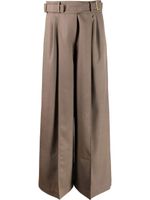 Rejina Pyo pantalon de tailleur à coupe ample - Marron