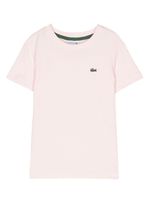 Lacoste Kids t-shirt en coton à logo brodé - Rose