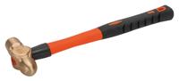 Bahco Bolbankhamer | fiberglas handgreep | vonkvrij | koper beryllium | 450 g - NSB506-450-FB Bahco Bolbankhamer | fiberglas handgreep | vonkvrij | koper beryllium | 450 g - NSB506-450-FB