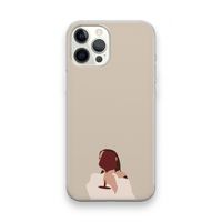 I drink wine: iPhone 12 Pro Max Transparant Hoesje