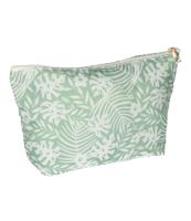 Traveller Toilettas palm groen/wit 30cm x 19.5cm