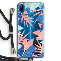 Tropisch: Huawei P20 Lite Transparant Hoesje met koord