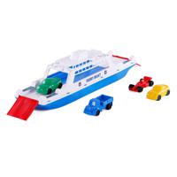 Cavallino Toys Cavallino Veerboot met 4 Auto&apos;s, 45,5cm