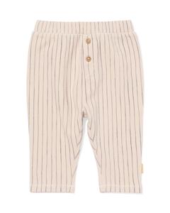 HEMA Newborn Broek Wafel Strepen Ecru (ecru)