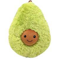 Lang pluche cartoon avocado vorm kussen kussen pluche speelgoed hoogte: 30cm