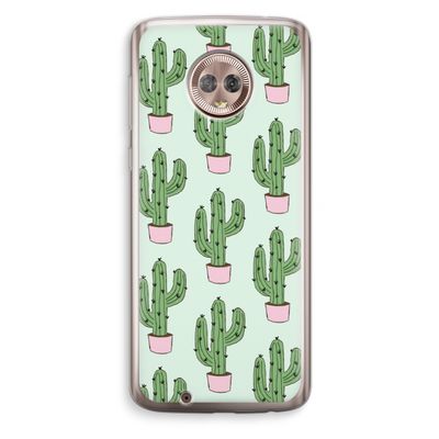 Cactus Lover: Motorola Moto G6 Transparant Hoesje